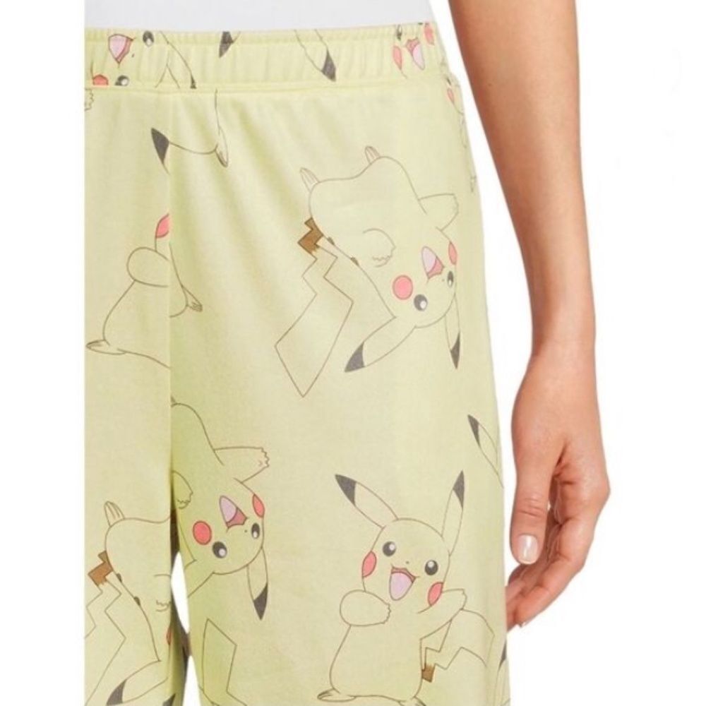 Women’s Pokemon Pikachu Print Lounge Pajama Sleep Pants Size XS
